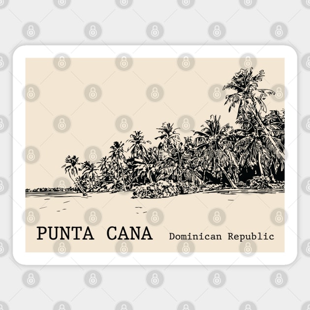 Punta Cana Dominican Republic Magnet by Lakeric